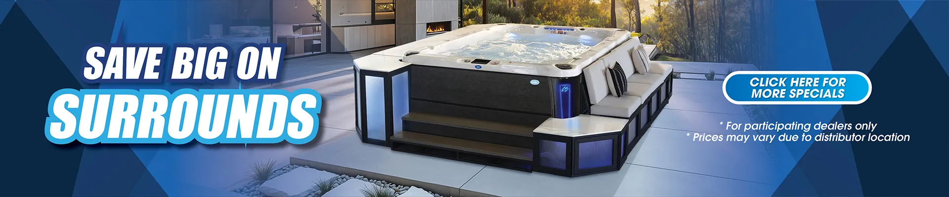 Calspas hot tub being used in a family setting - Redford